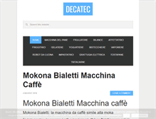 Tablet Screenshot of decatec.it